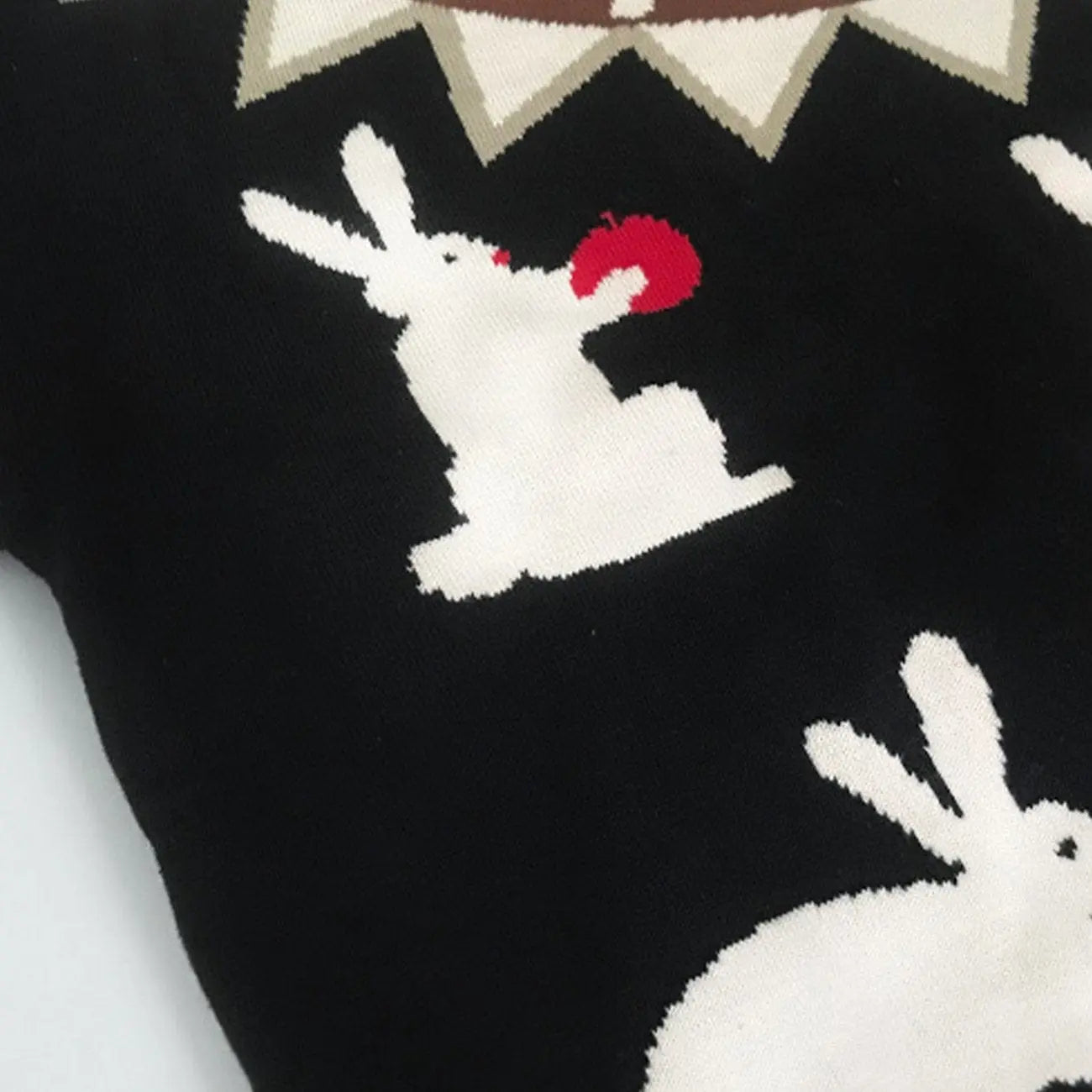 Cute Rabbits Knit Sweater - Kawaii Side