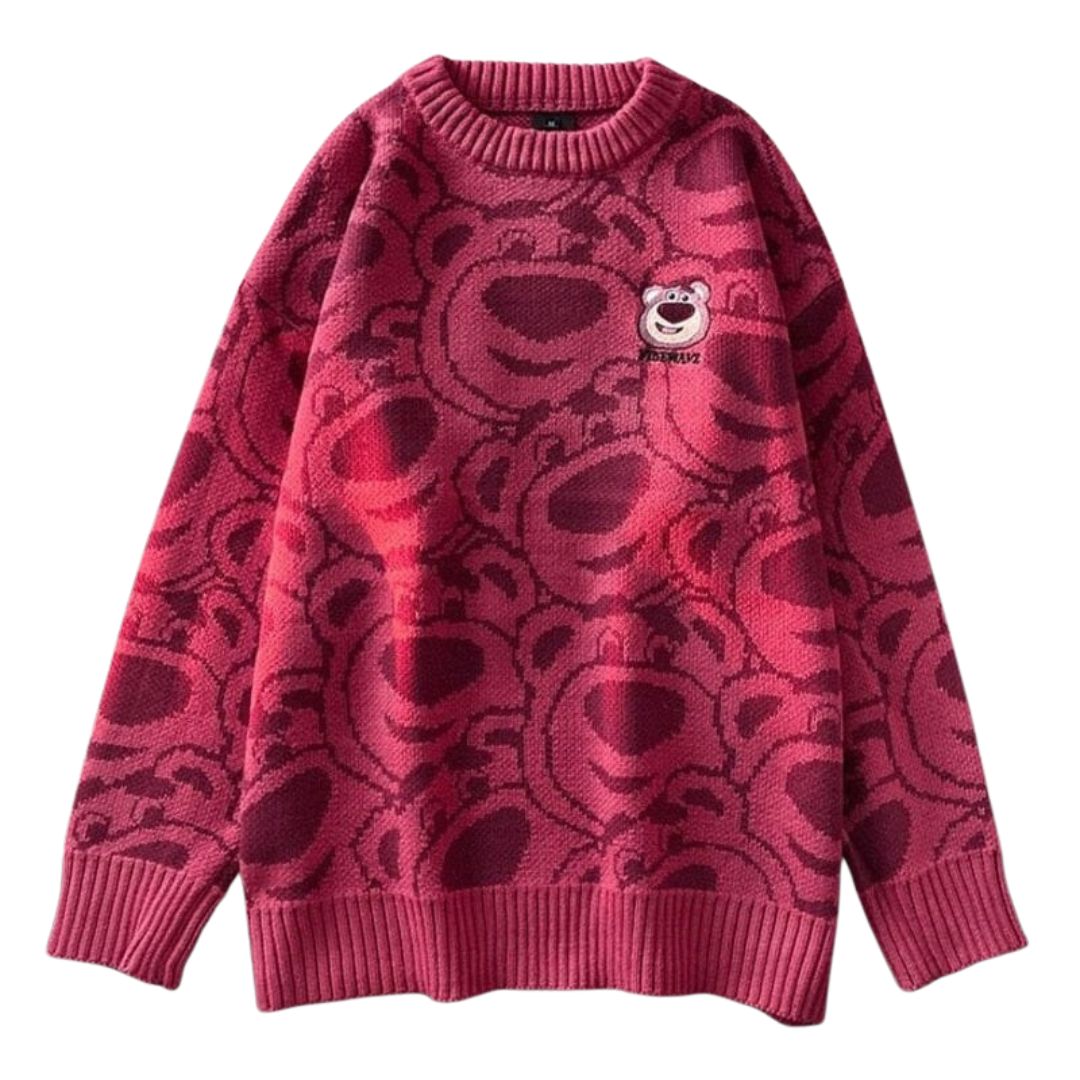 Maglione pullover con orsetti