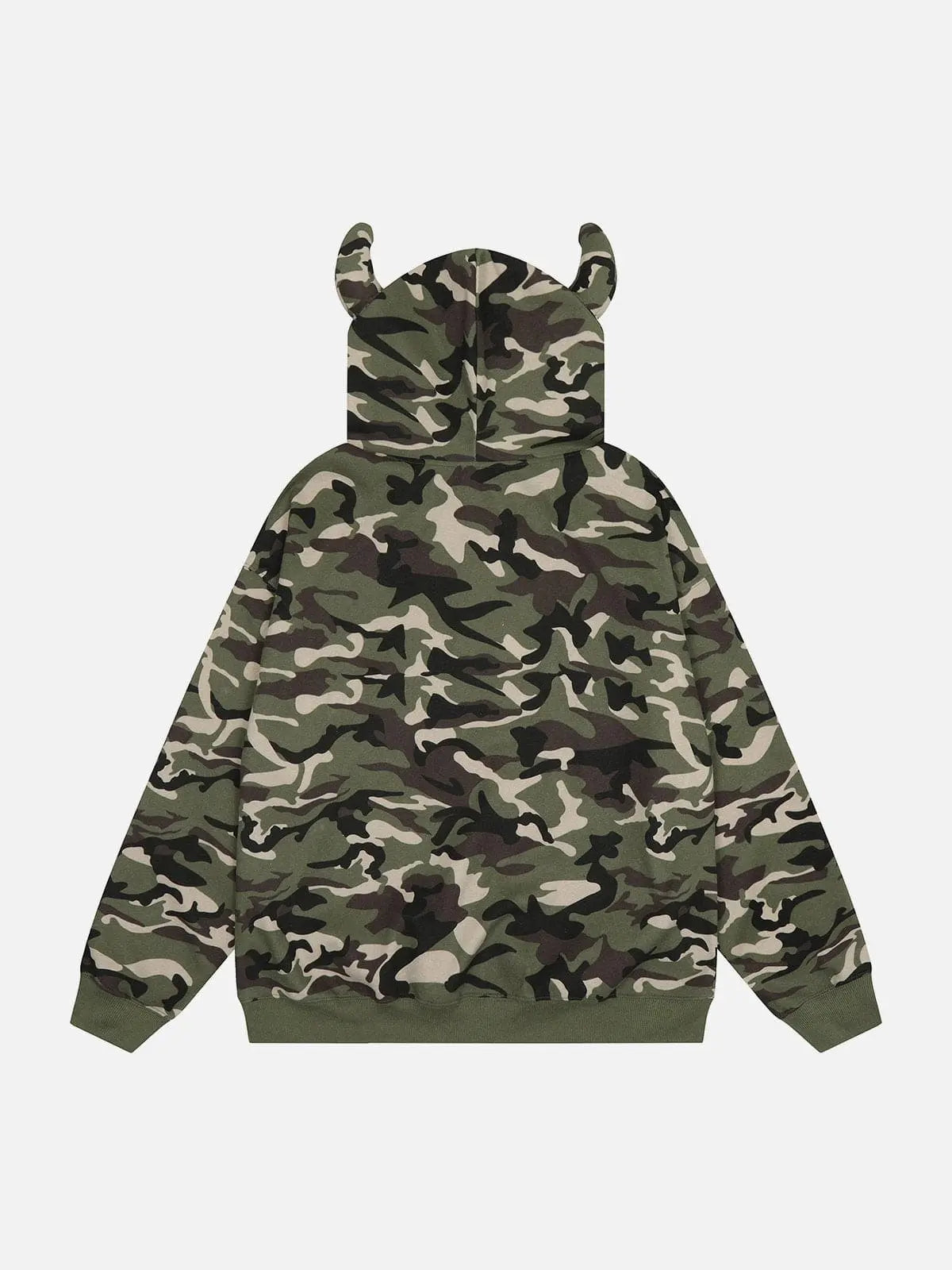 Devil Horn Camouflage Hoodie - Kawaii Side