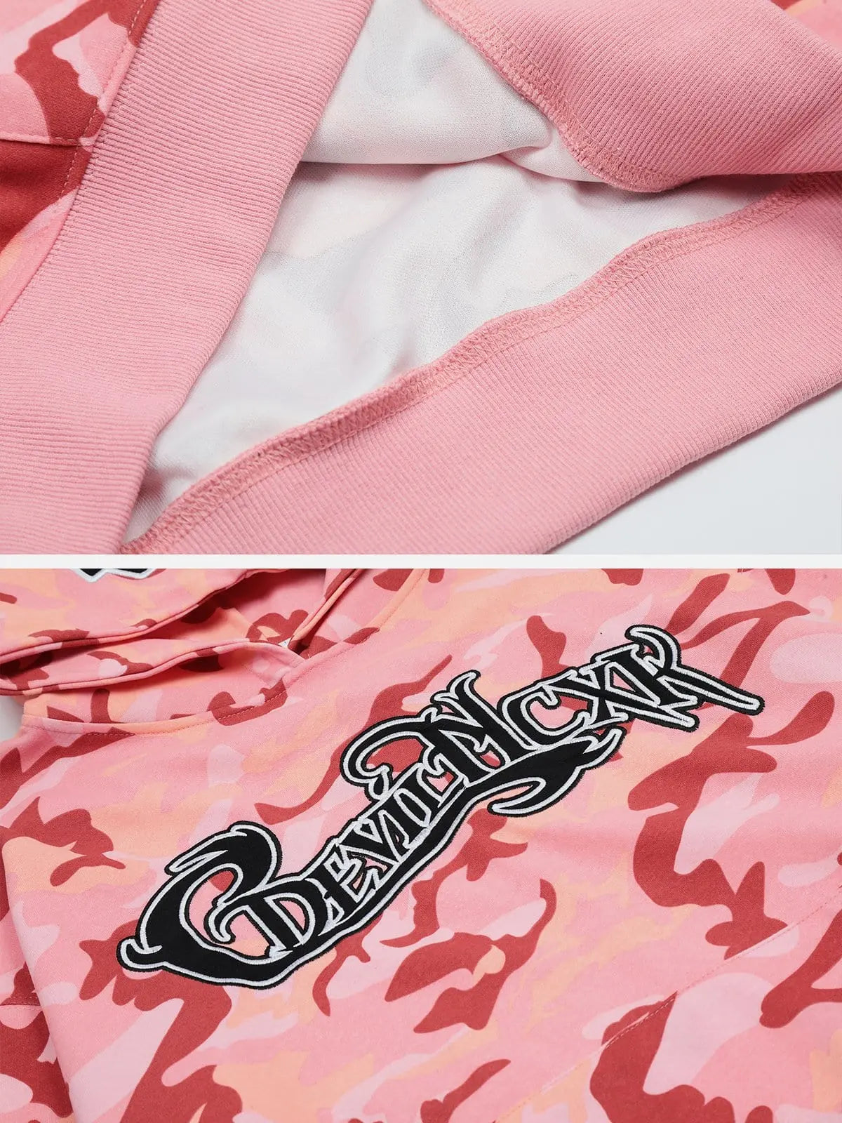 Devil Horn Camouflage Hoodie - Kawaii Side