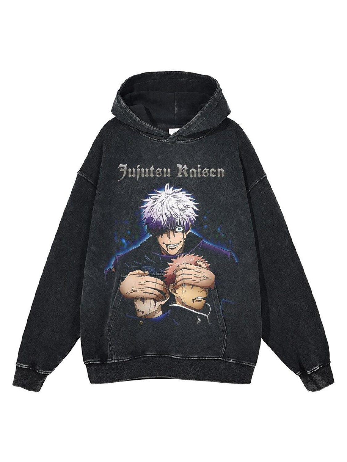 STRONGEST SORCERER VINTAGE HOODIE Kawaii Side