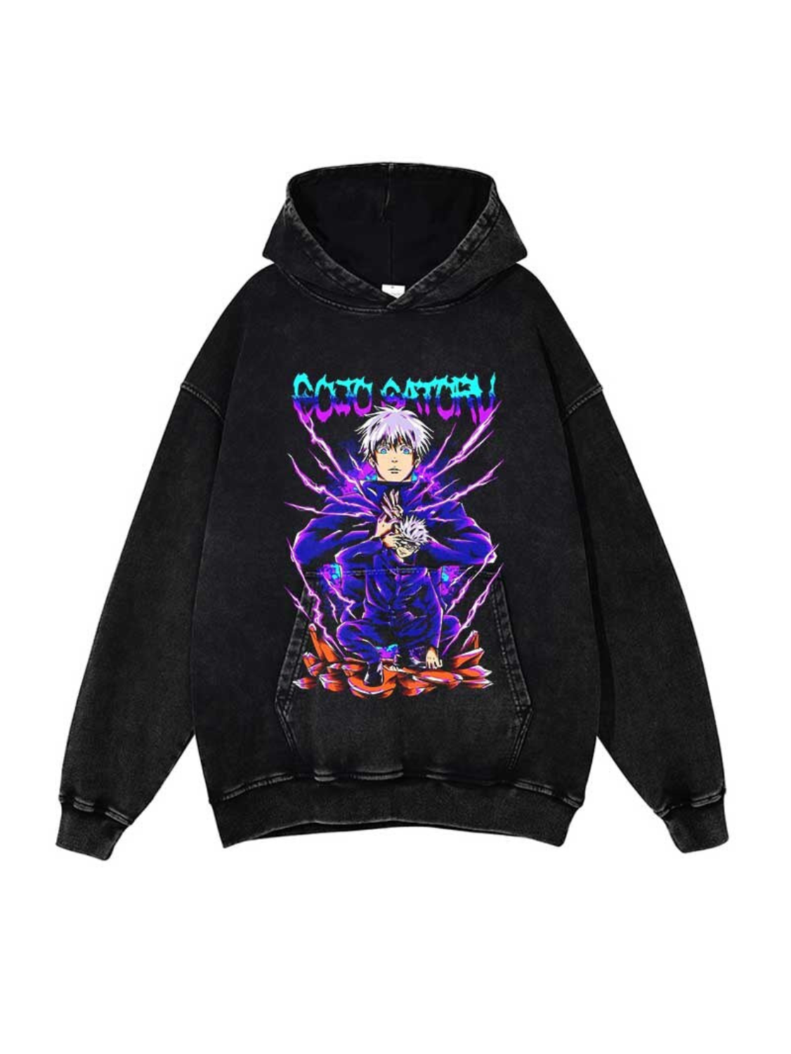 INFINITE BLUE VINTAGE HOODIE Kawaii Side