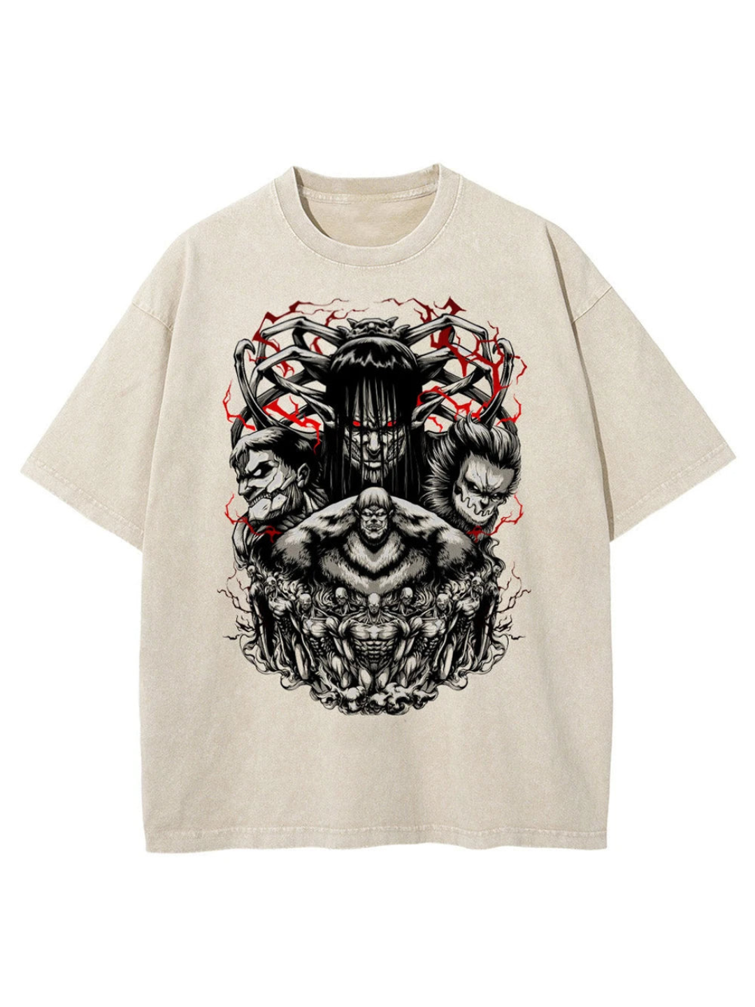 CHAOS REIGNS RUMBLE VINTAGE TEE Kawaii Side