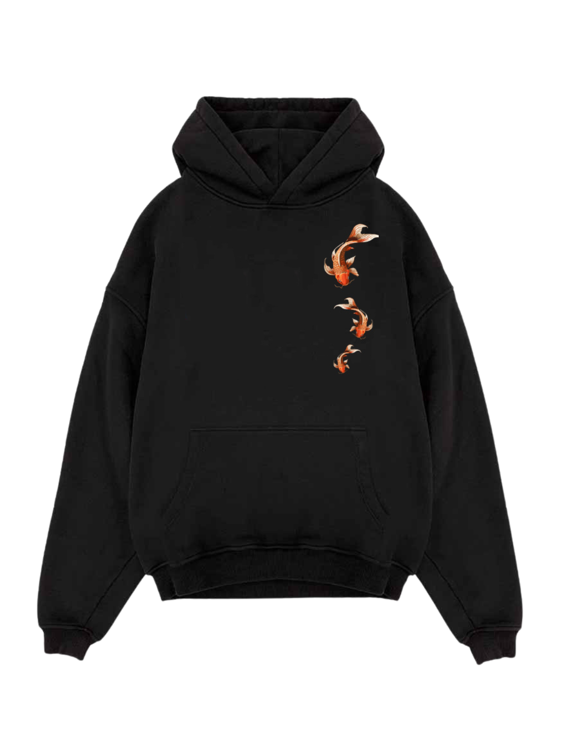 KOI FISH HOODIE Kawaii Side