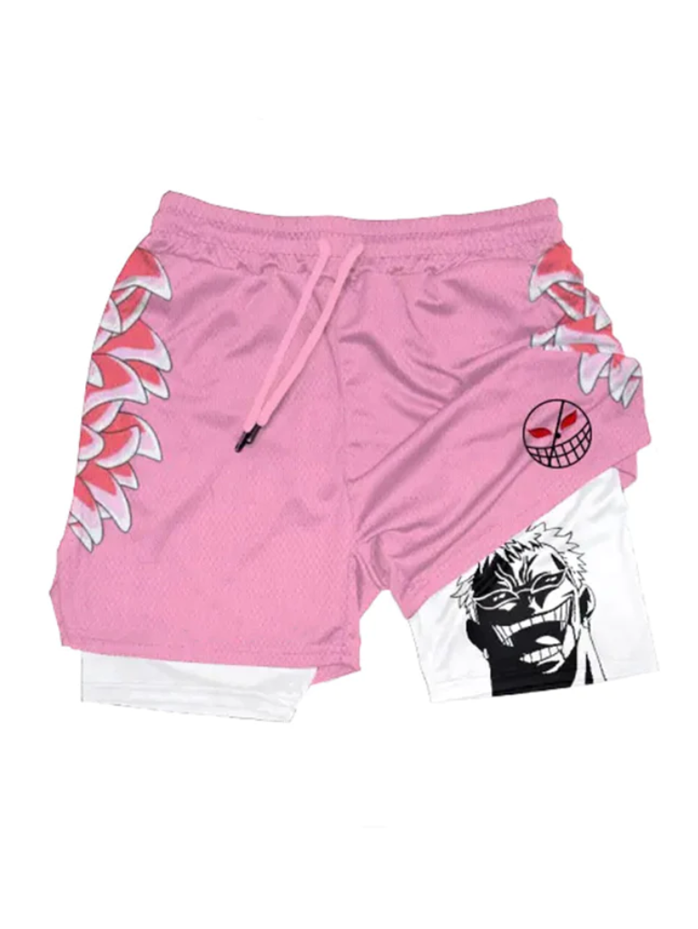 FLAMINGO PERFORMANCE SHORTS Kawaii Side