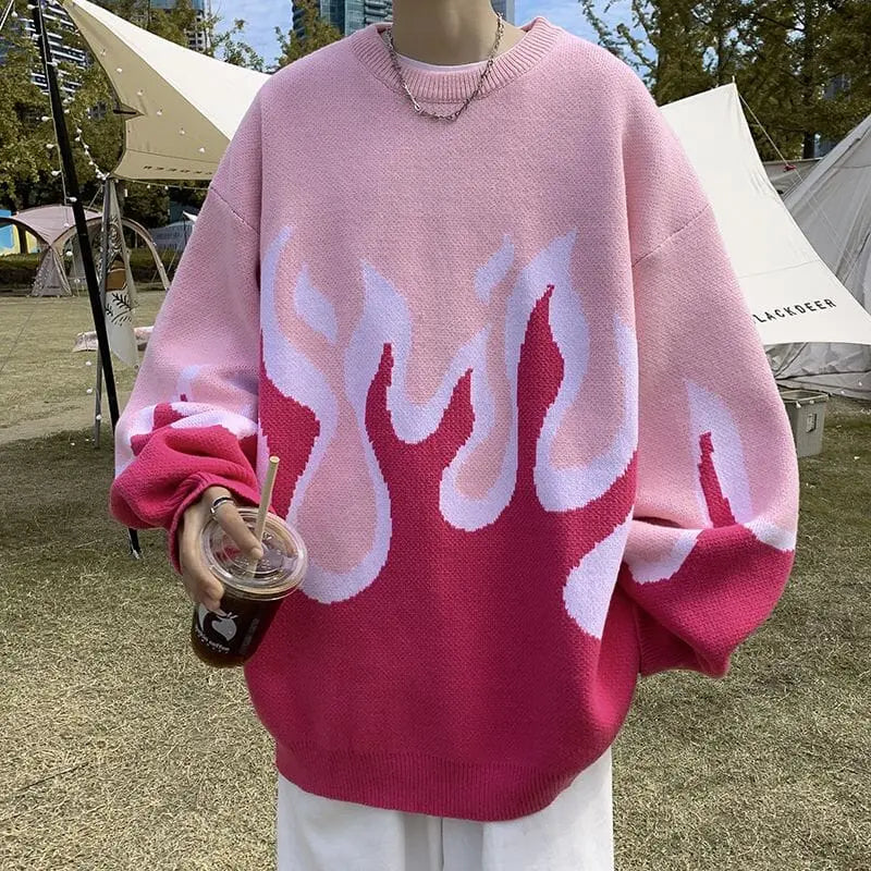 Flame Fashion Sweater - Kawaii Side