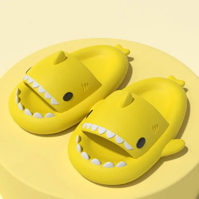 Funny Cartoon Shark Casual Slipper - Kawaii Side