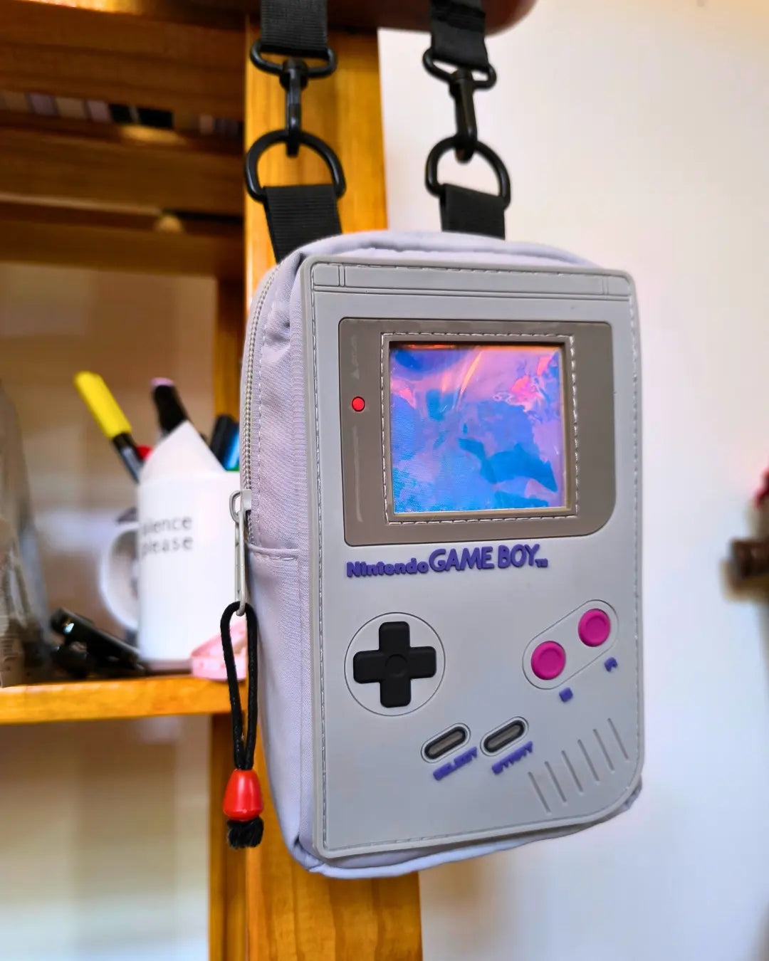 Gameboy Shoulder Bag Kawaii Side