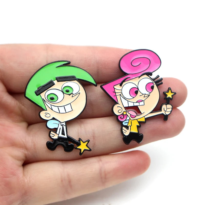 Funny Collection Cartoons Duos Enamel Pin