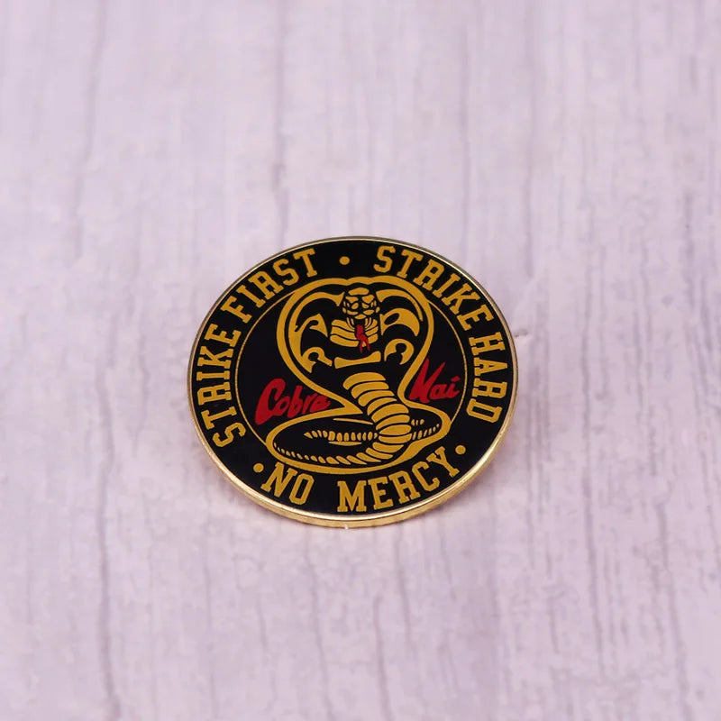 Snake Karate Dojo Enamel Pin