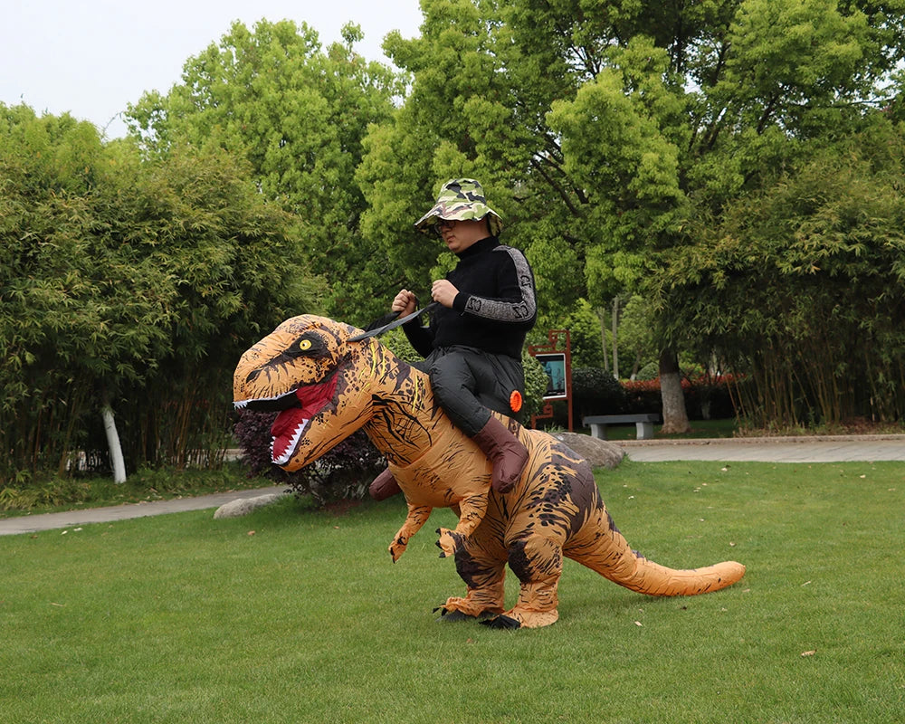 Giant Inflatable T-Rex Dinosaur Halloween Costume