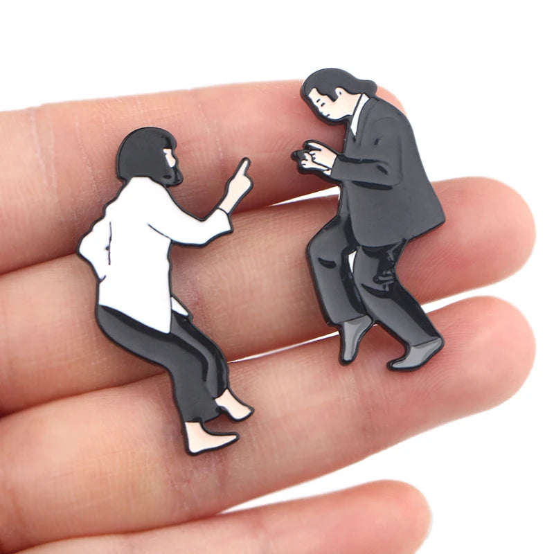 Funny Collection Cartoons Duos Enamel Pin