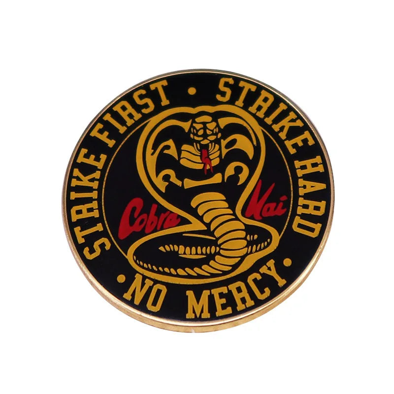 Snake Karate Dojo Enamel Pin