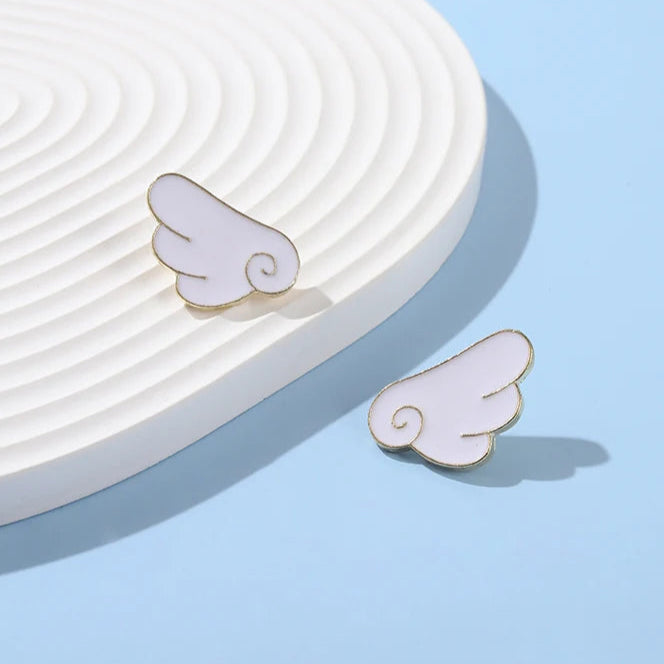 Cute Cloud Wings Enamel Pin