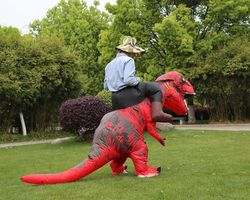 Giant Inflatable T-Rex Dinosaur Halloween Costume