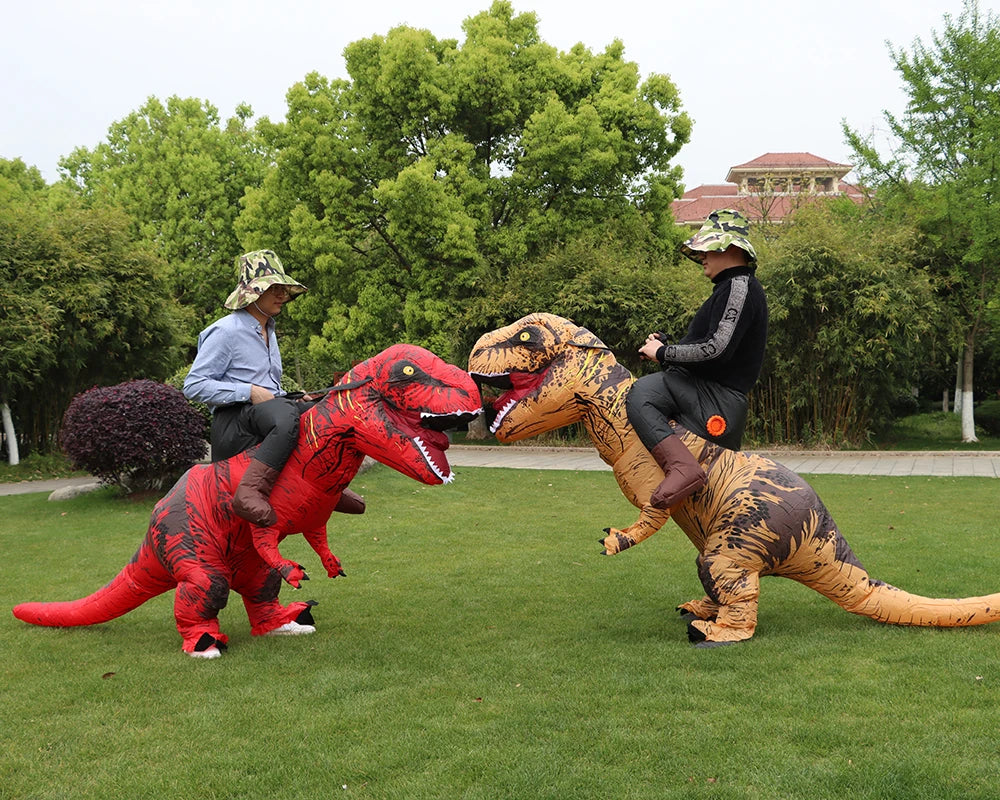 Giant Inflatable T-Rex Dinosaur Halloween Costume