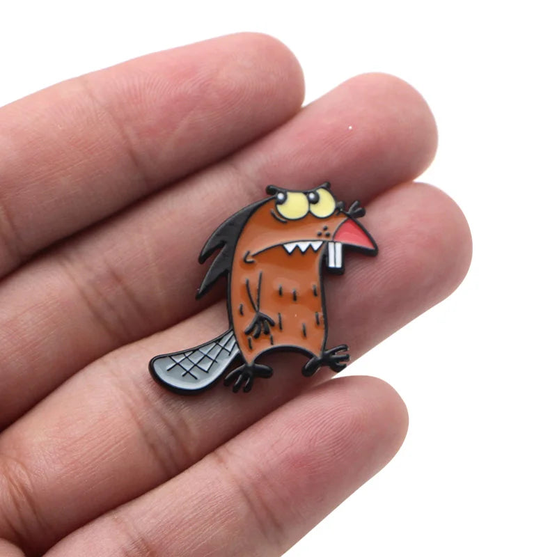 Funny Collection Cartoons Duos Enamel Pin