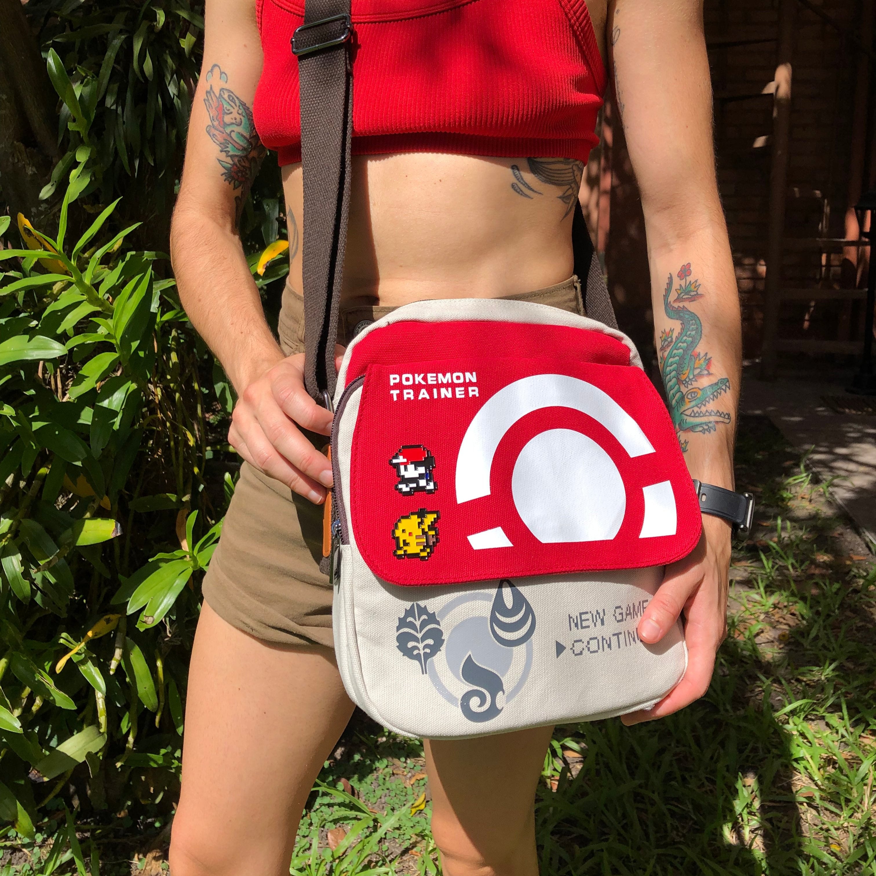 Trainer Shoulder Bag + Limited Freebie Pin Pixel Art