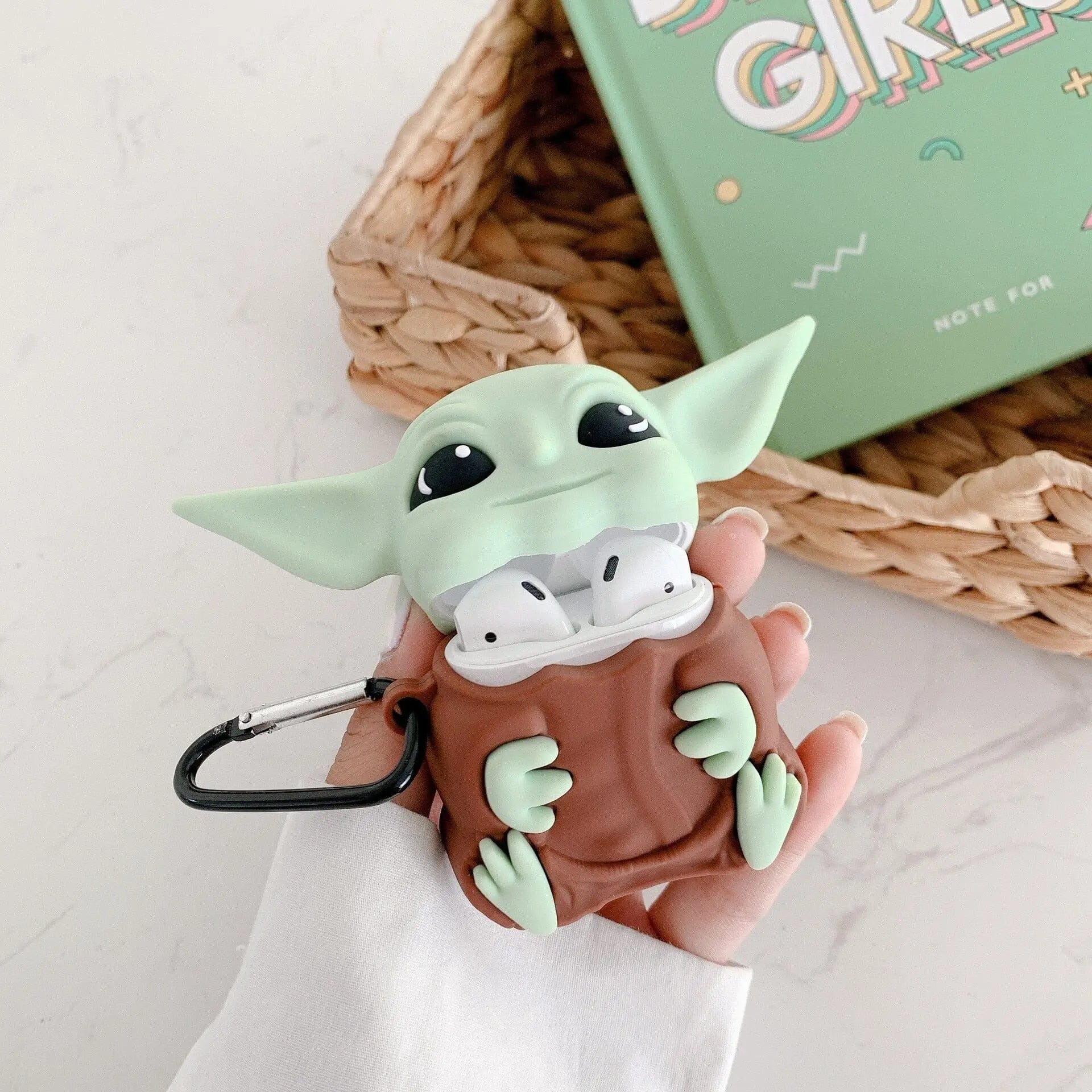 Case Protetora Airpods Kawaii Baby Yoda - Kawaii Side