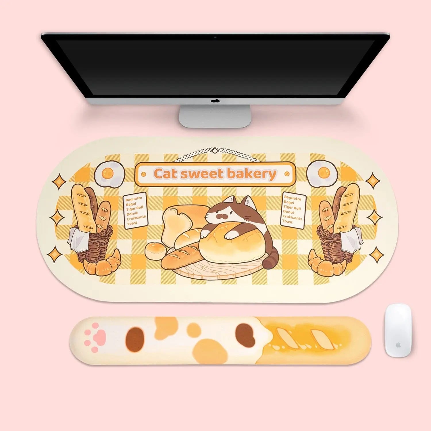 DeskPad Kawaii Gatinho Padeiro - Kawaii Side