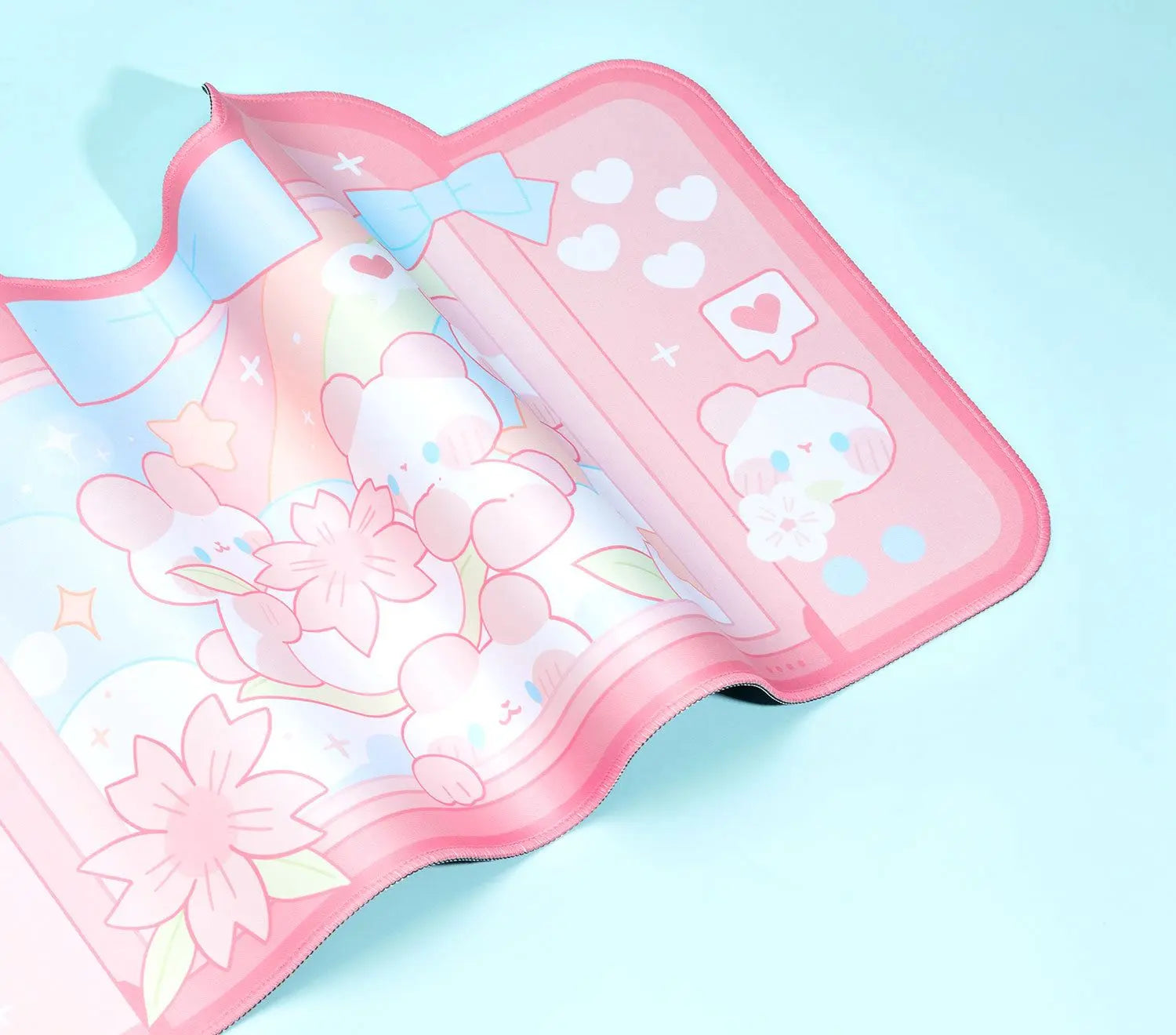 DeskPad Ursinhos Kawaii Shape de Nintendo Switch - Kawaii Side