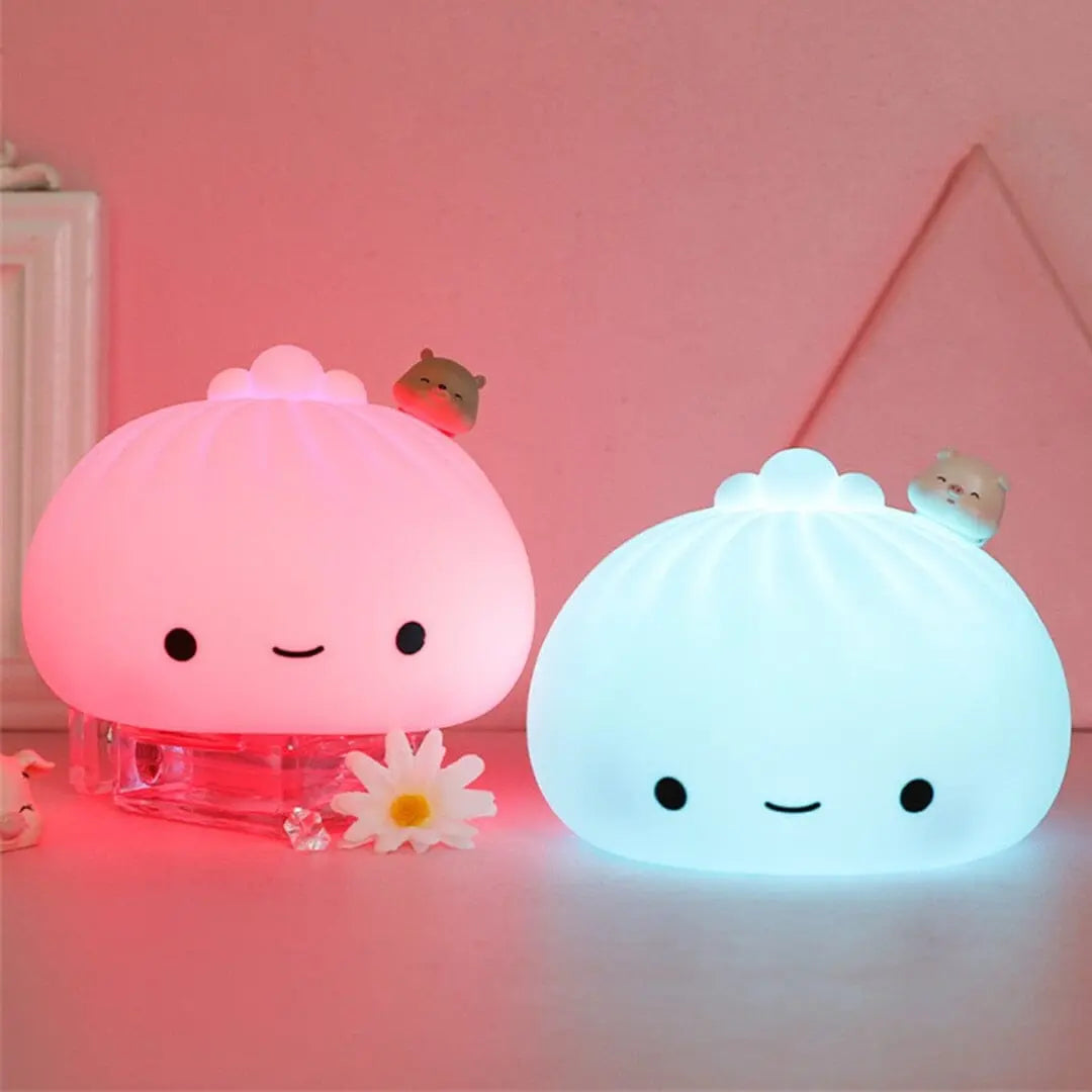 Paozinho Kawaii Luminária Led Silicone Macia - Kawaii Side