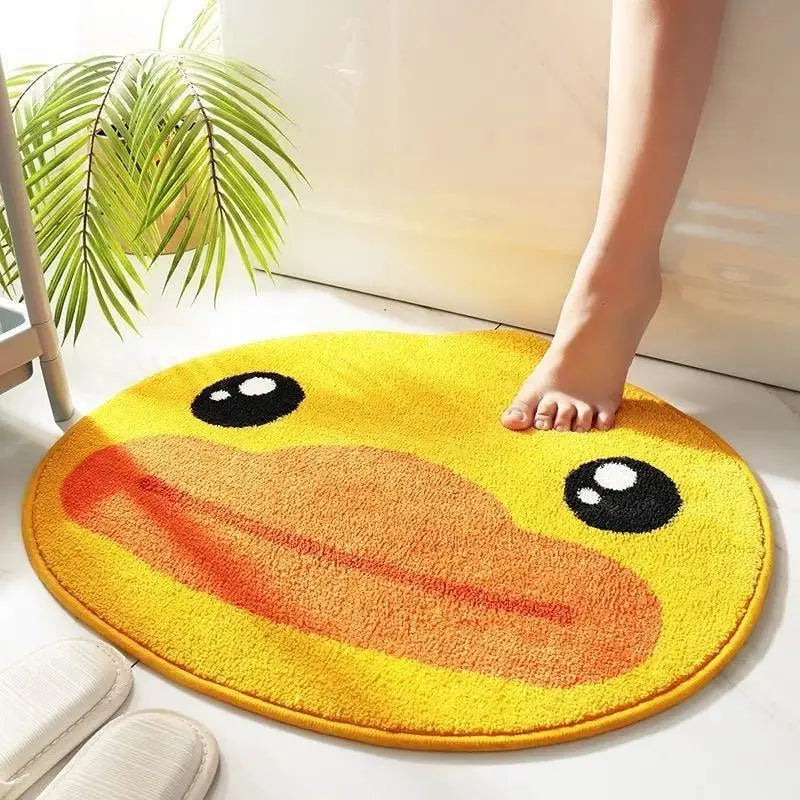 Kawaii Cartoon Cute Duck Rug & Mat - Kawaii Side