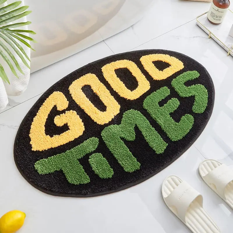 Kawaii Cartoon Fruits Avocado Lemon Letter Rugs & Mats - Kawaii Side