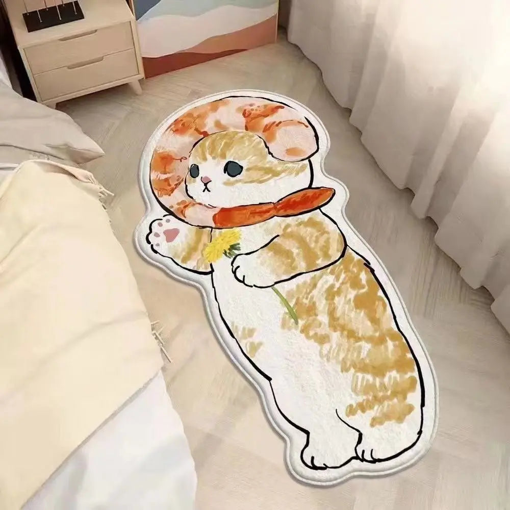 Kawaii Cartoon Kitty Cat Collection Rug & Mat - Kawaii Side