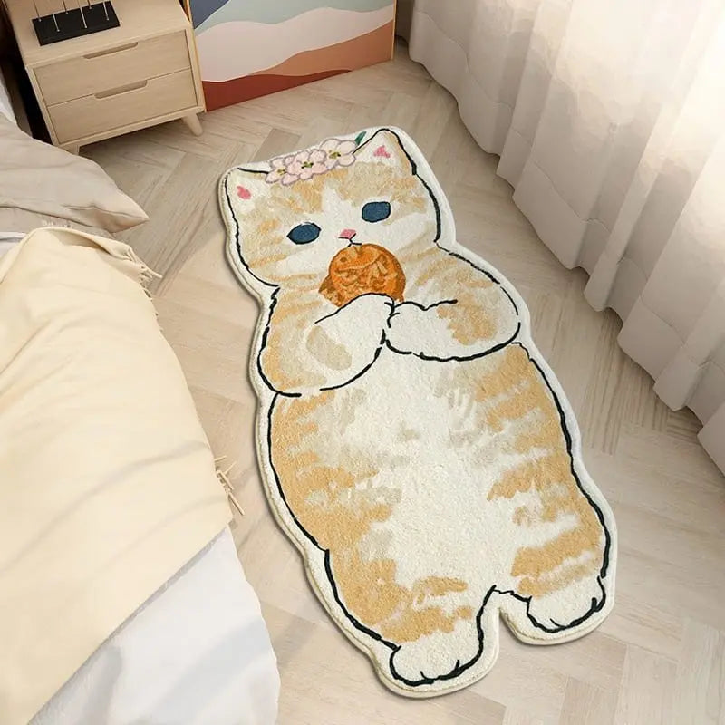 Kawaii Cartoon Kitty Cat Collection Rug & Mat - Kawaii Side