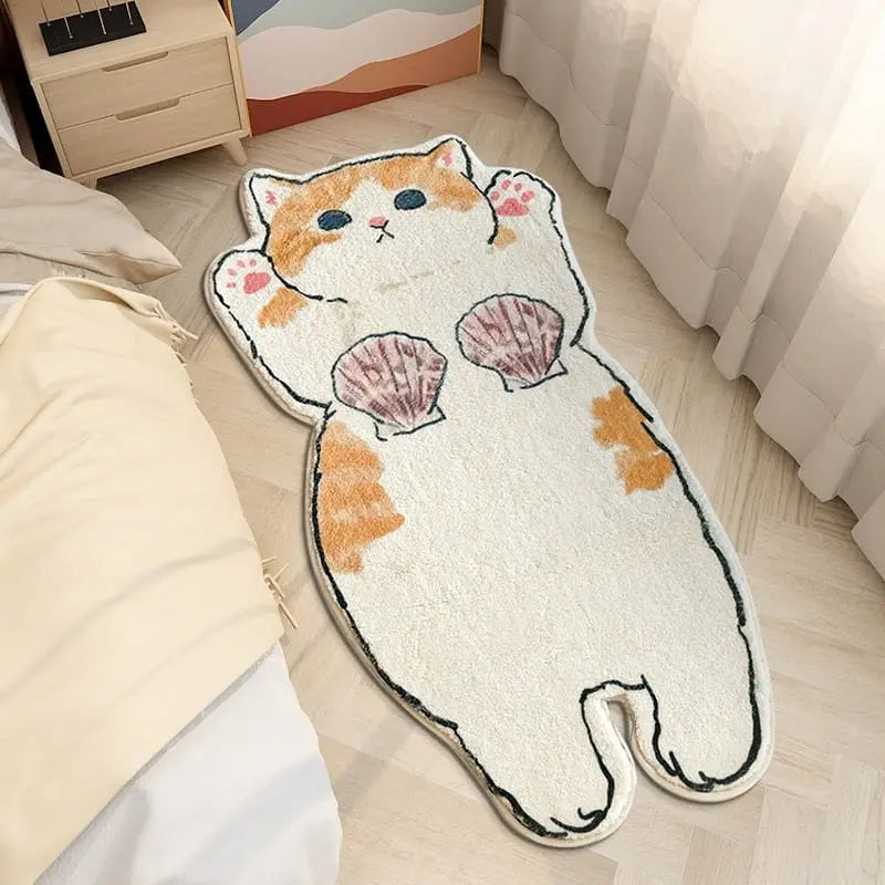 Kawaii Cartoon Kitty Cat Collection Rug & Mat - Kawaii Side