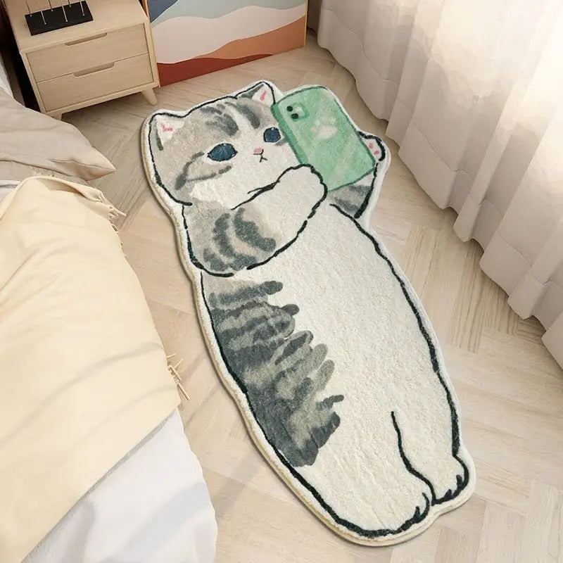 Kawaii Cartoon Kitty Cat Collection Rug & Mat - Kawaii Side