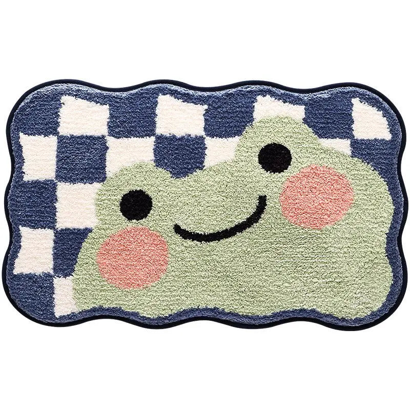 Kawaii Cute Frog Bath Rugs & Mats - Kawaii Side