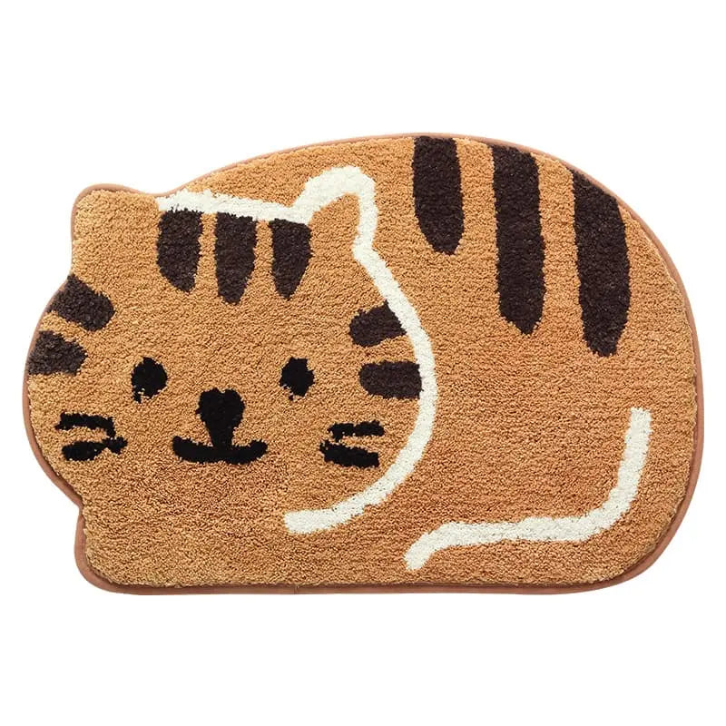 Kawaii Smile Cartoon Kitty Cat Rugs & Mats - Kawaii Side