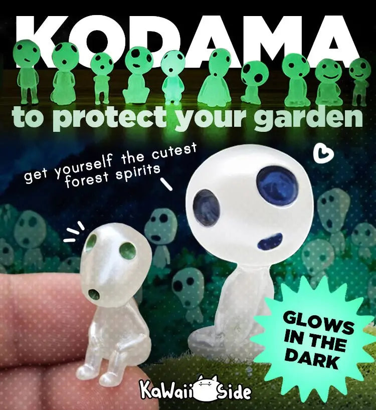 Luminous Kodama - Spirit of Tree Garden Guardians - Kawaii Side