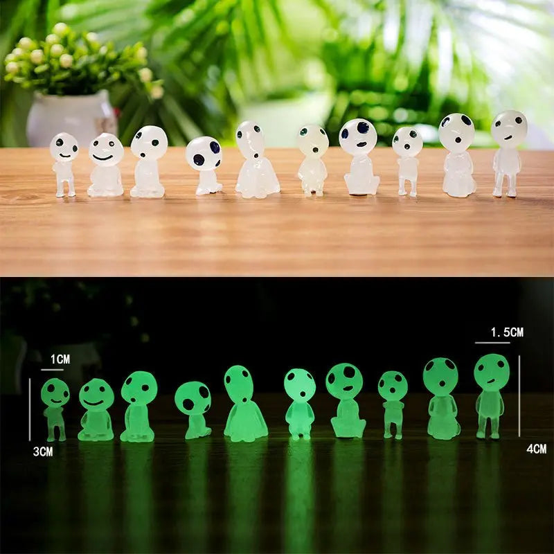 Luminous Kodama - Spirit of Tree Garden Guardians - Kawaii Side