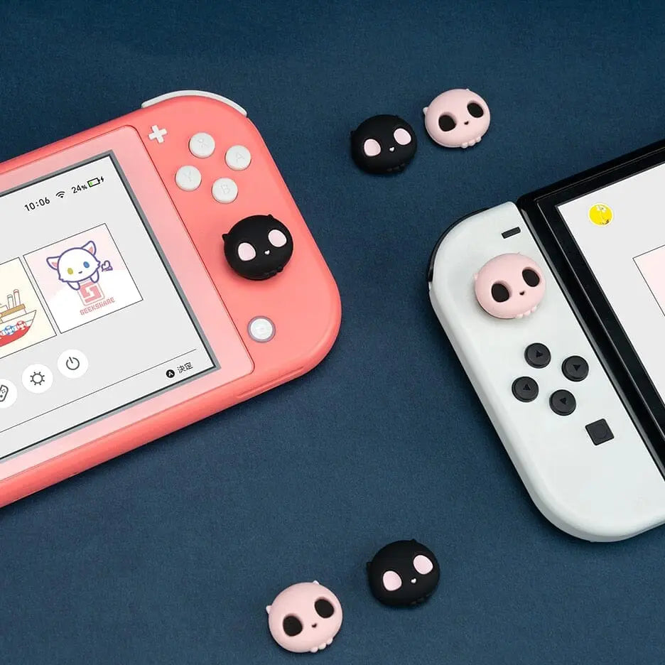 Capas Caveiras de Joystick de Nintendo Switch - Kawaii Side