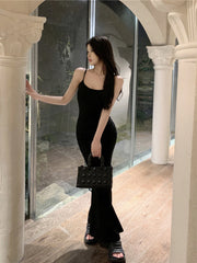 Sensual Elegant Chic Fishtail Maxi Dress