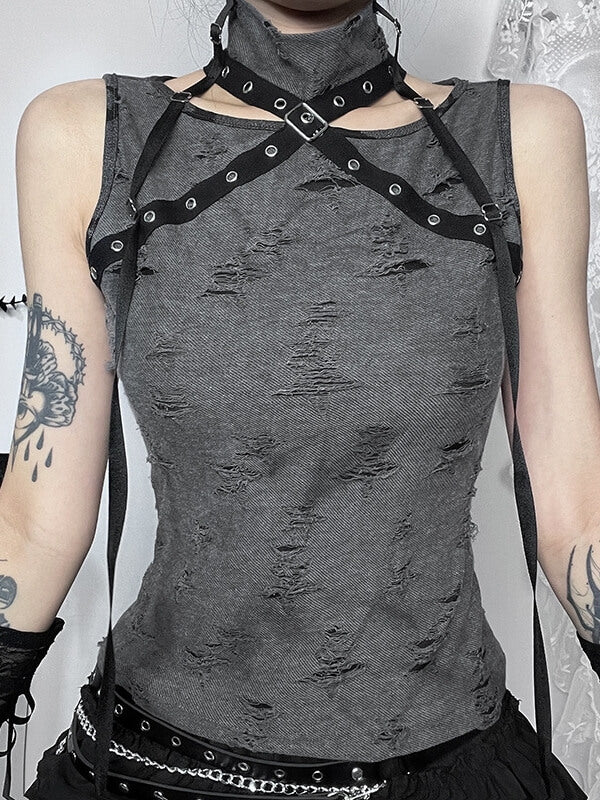 Wasteland desert tattered cami top