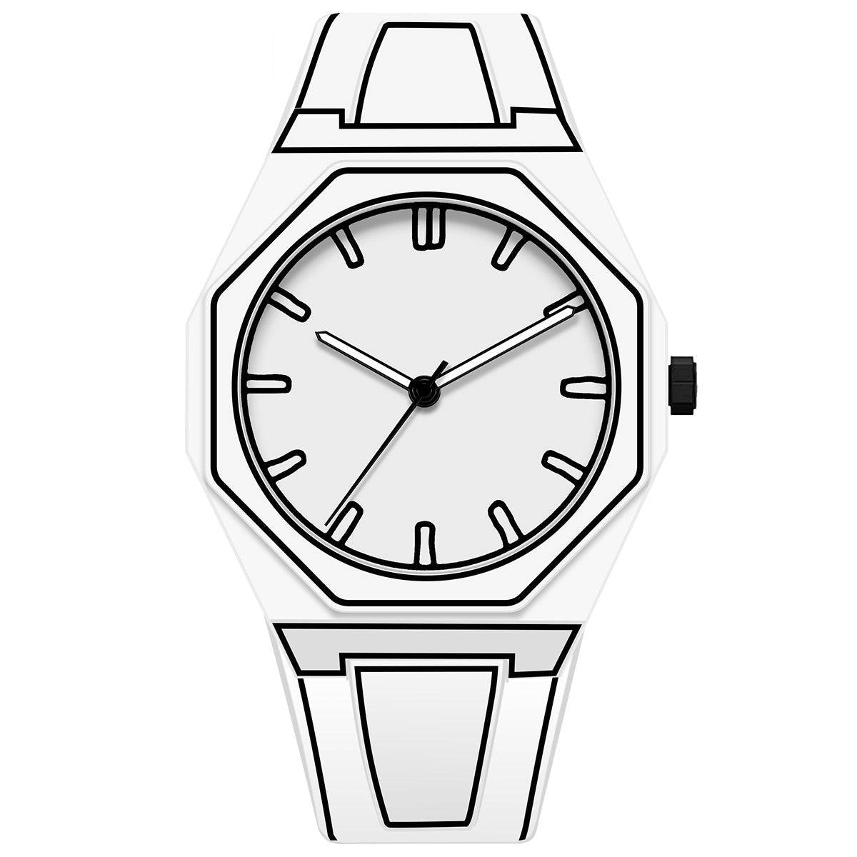 Cartoon Style 2D Watch