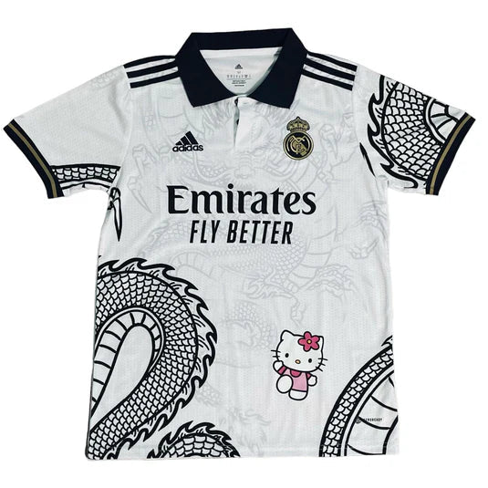 Real Madrid Hello Kitty T-Shirt | Chinese Dragon Edition