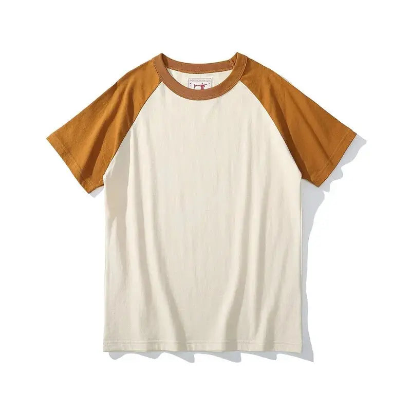 Retro Style T-Shirt Colorful Sleeves - Kawaii Side