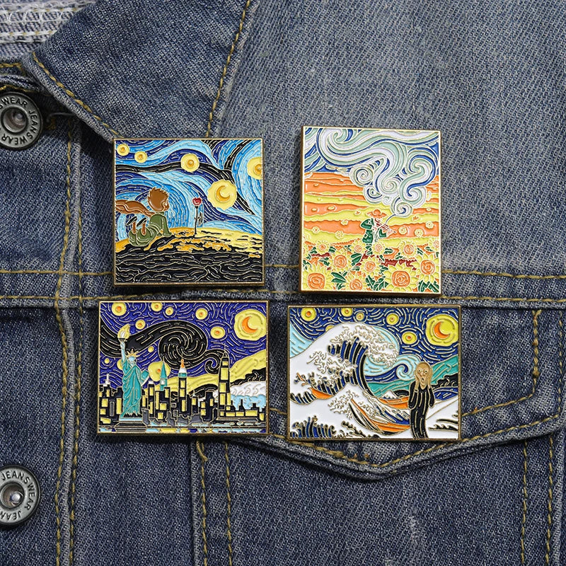 Classic Van Gogh Arts Enamel Pin