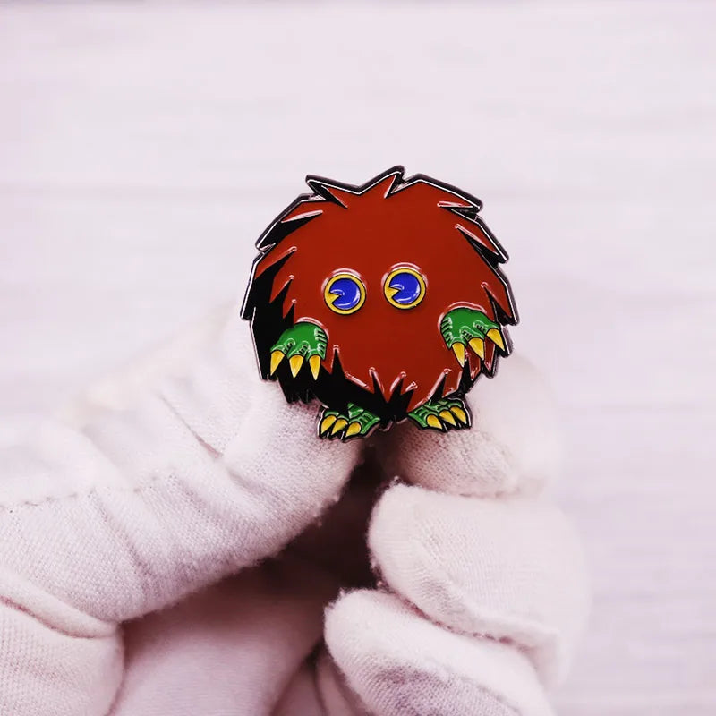 Games Yu Gi Oh Japanese Anime Kuriboh Enamel Pin Badge Brooch Gift Backpack Decoration Jewelry Kawaii Side