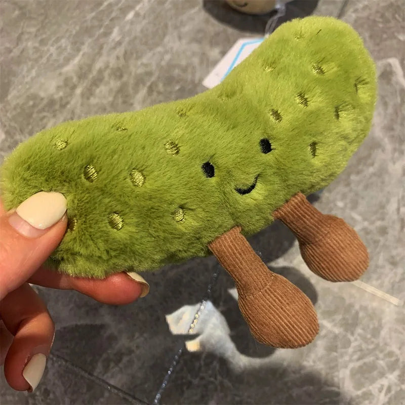 Kawaii Cucumber Plush Toy Kawaii Side