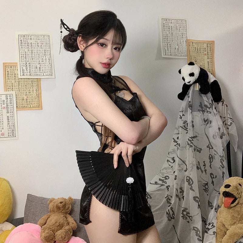 Sexy Chinese Cheongsam Lingerie