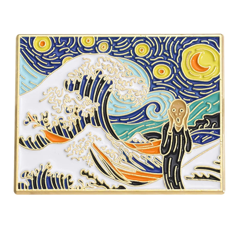 Classic Van Gogh Arts Enamel Pin