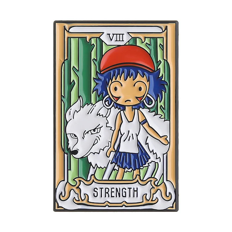 Anime Tarot Cards Enamel Pin