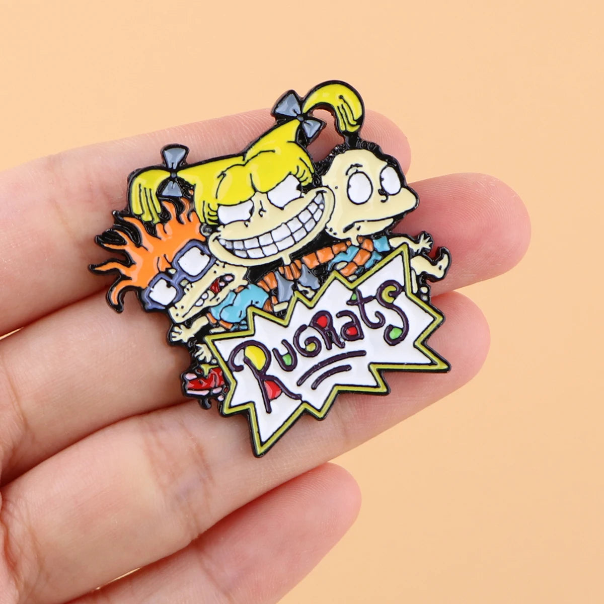 Cartoon Silly Babys Enamel Pin