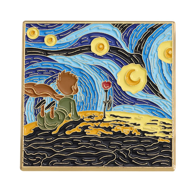 Classic Van Gogh Arts Enamel Pin